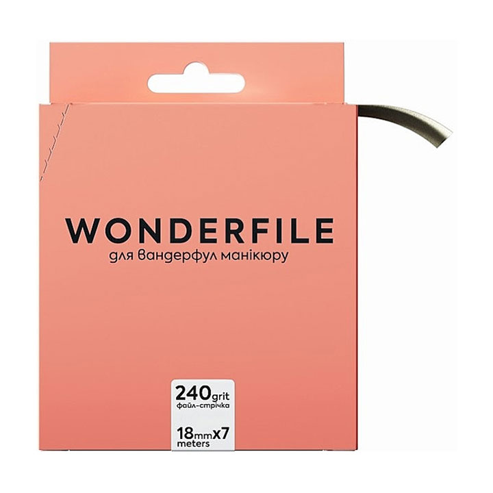 Файл-стрічка для пилки Wonderfile 160*18 мм, 240 грит, 7 м (WFGT160/240)